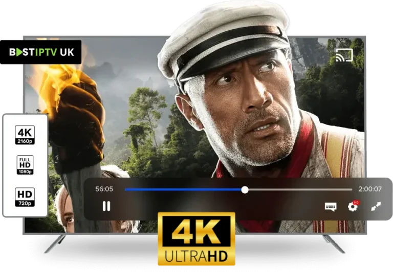 IPTV UK With 4K and ULTRA HD Quality :